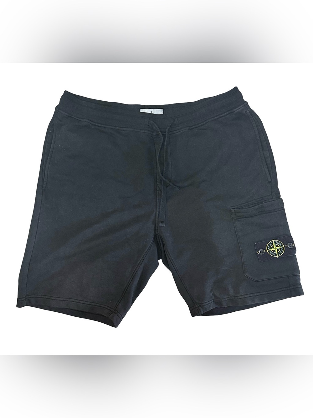 Stone Island Authentic Black Fleece Cargo Shorts Size XL
